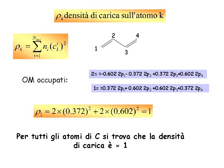 2 1 OM occupati: 4 3 2 =-0. 602 2 p 1 - 0.