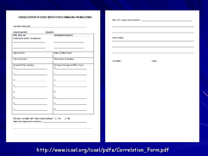 http: //www. icael. org/icael/pdfs/Correlation_Form. pdf 