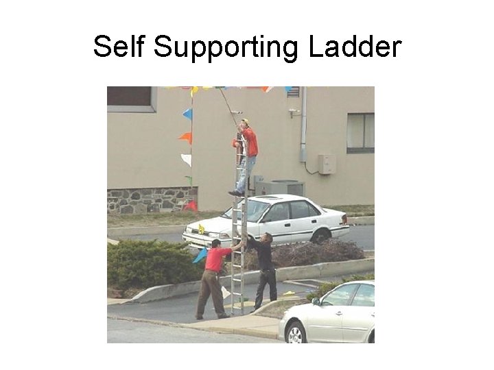 Self Supporting Ladder 