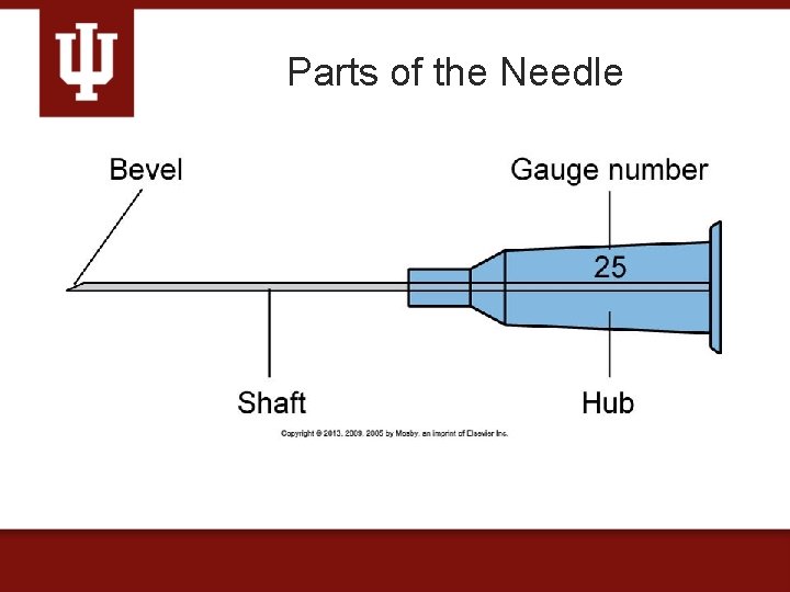 Parts of the Needle 