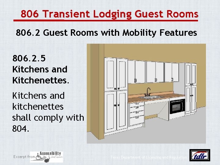 806 Transient Lodging Guest Rooms 806. 2 Guest Rooms with Mobility Features 806. 2.