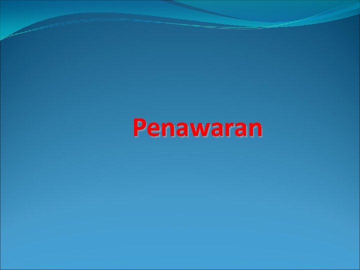 Penawaran 
