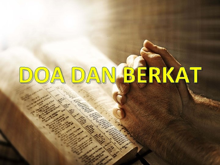 DOA DAN BERKAT 