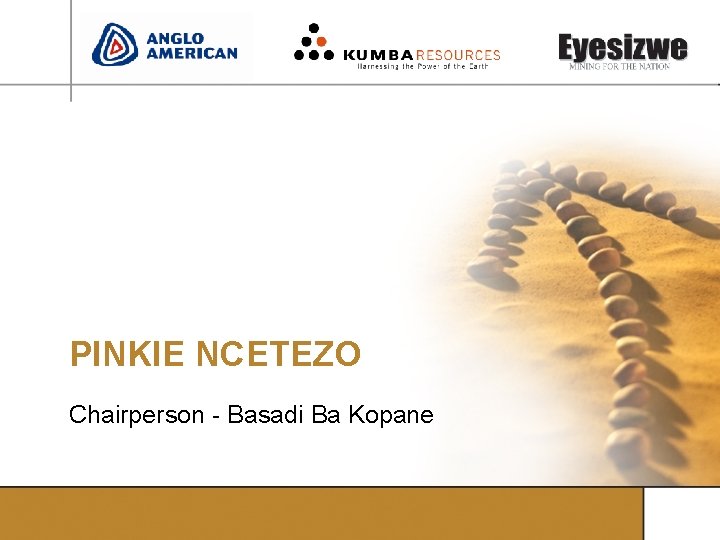 PINKIE NCETEZO Chairperson - Basadi Ba Kopane 