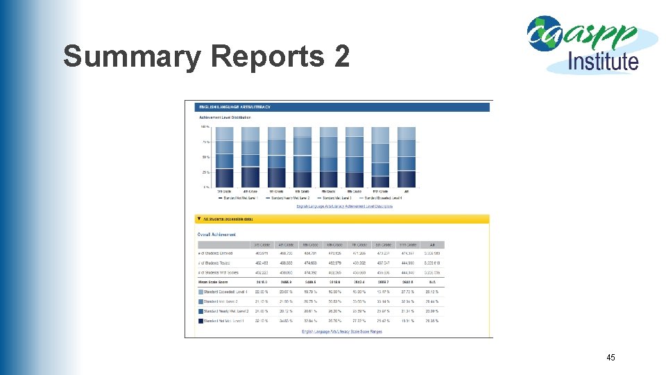 Summary Reports 2 45 