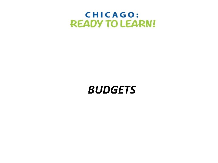 BUDGETS 