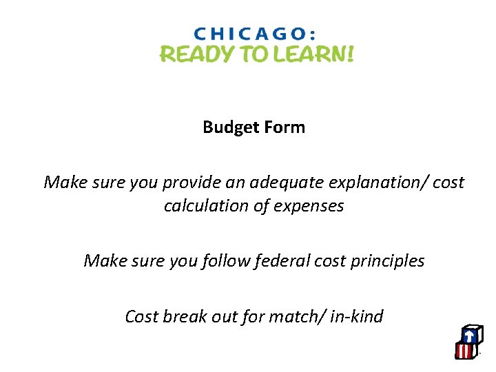 Budget Form Make sure you provide an adequate explanation/ cost calculation of expenses Make