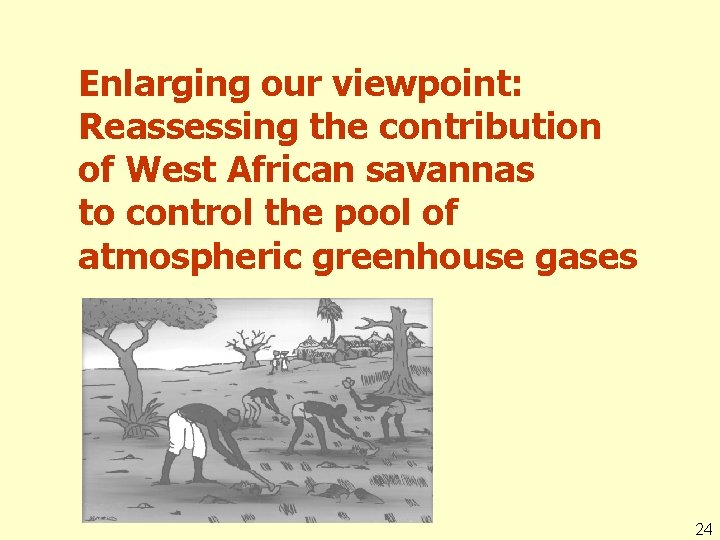 Enlarging our viewpoint: Reassessing the contribution of West African savannas to control the pool