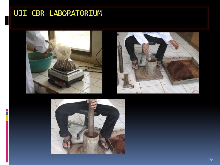 UJI CBR LABORATORIUM 80 