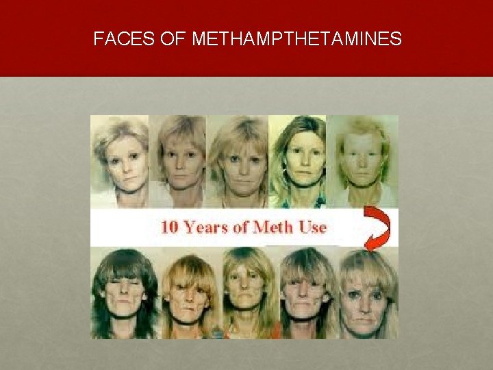 FACES OF METHAMPTHETAMINES 