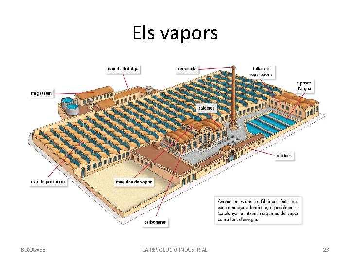 Els vapors BUXAWEB LA REVOLUCIÓ INDUSTRIAL 23 