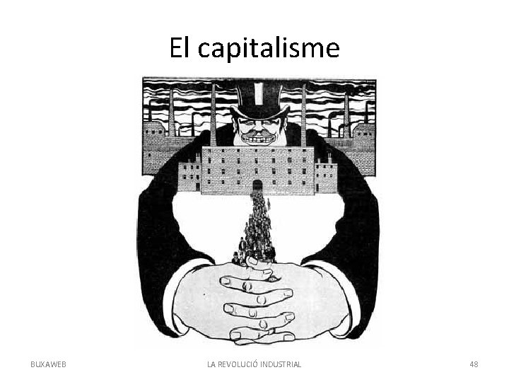 El capitalisme BUXAWEB LA REVOLUCIÓ INDUSTRIAL 48 