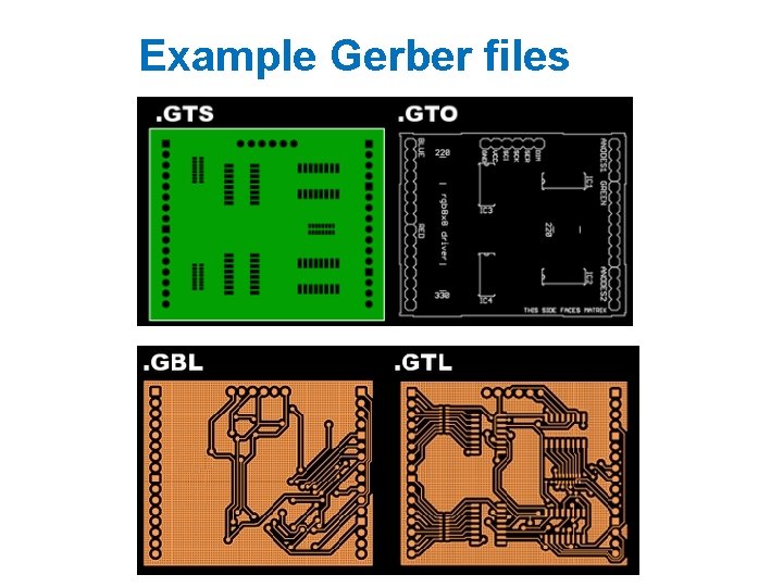 Example Gerber files 