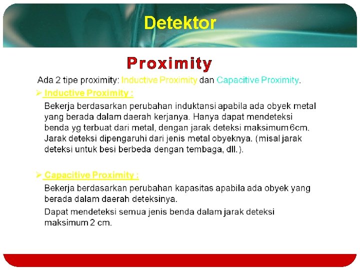 Detektor LISTRIK Detektor LISTRIK