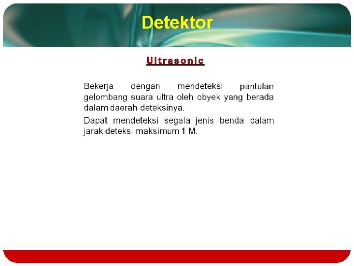 Detektor LISTRIK Detektor LISTRIK