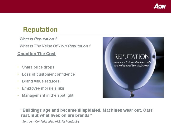 Reputation What Is Reputation ? What Is The Value Of Your Reputation ? Counting