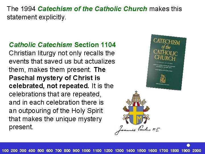 The 1994 Catechism of the Catholic Church makes this statement explicitly. Catholic Catechism Section