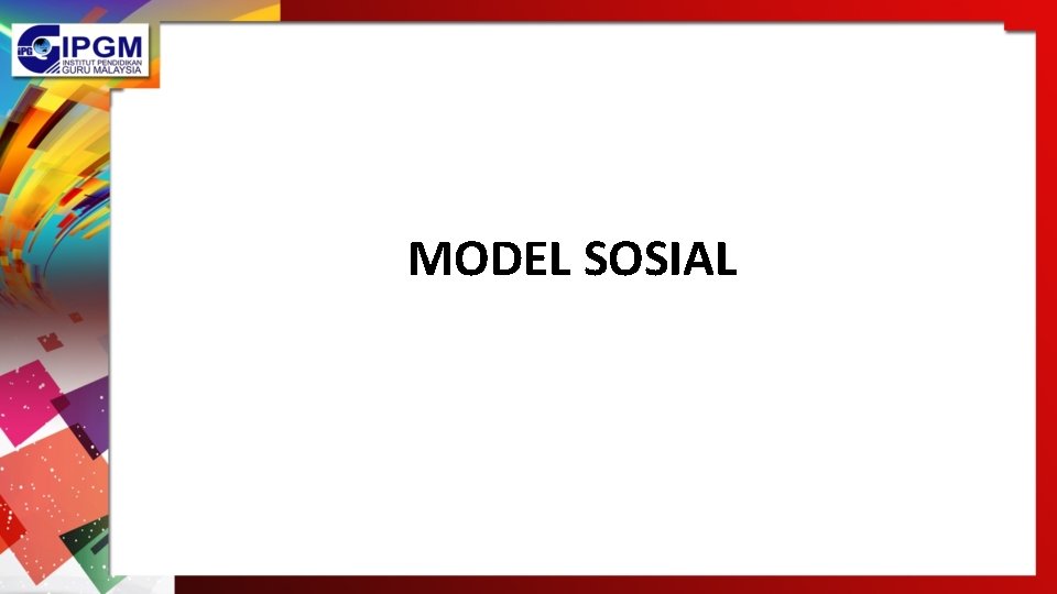 MODEL SOSIAL 