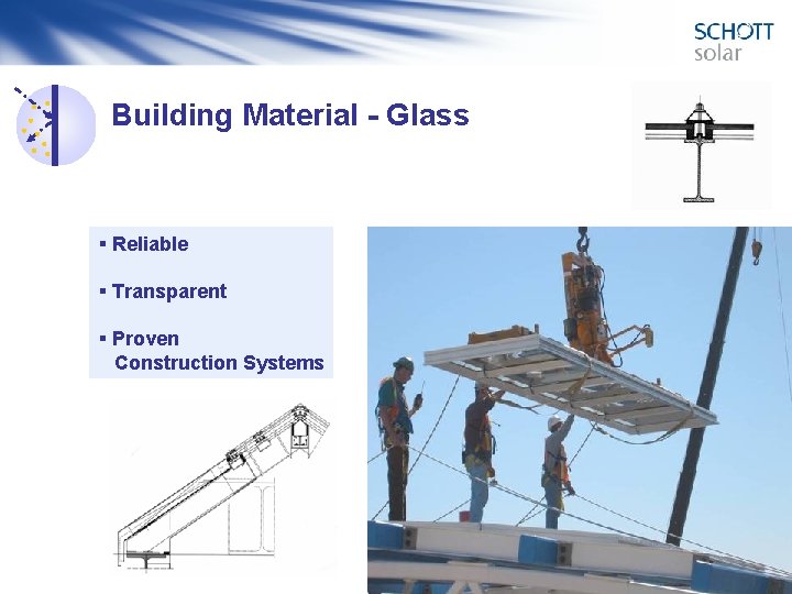 Building Material - Glass § Reliable § Transparent § Proven Construction Systems 