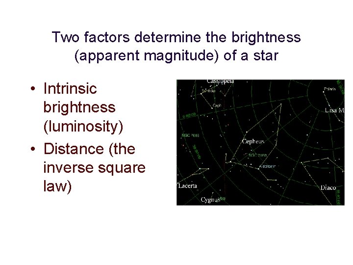 Bright Stars and Faint Stars the stellar magnitude