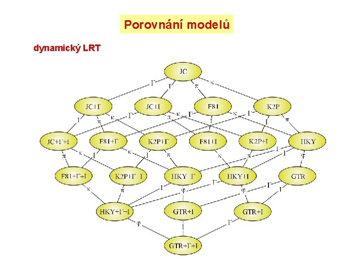 Porovnání modelů dynamický LRT 