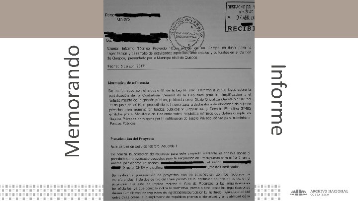 Memorando Informe 