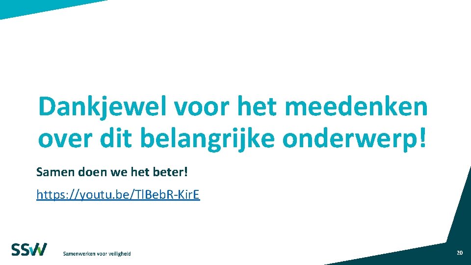 Dankjewel voor het meedenken over dit belangrijke onderwerp! Samen doen we het beter! https: Dankjewel voor het meedenken over dit belangrijke onderwerp! Samen doen we het beter! https: