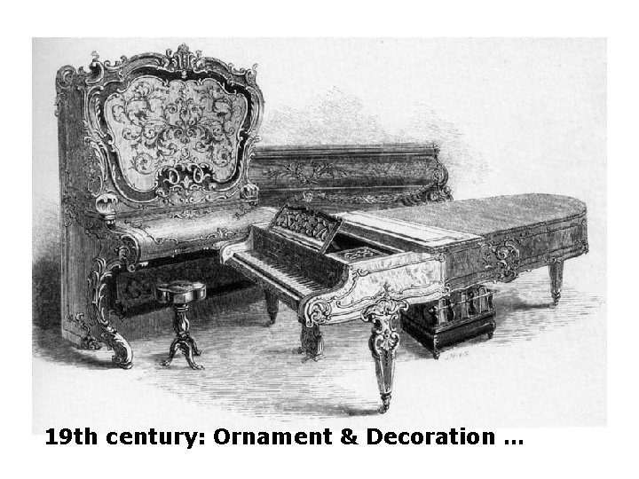 19 th century: Ornament & Decoration … 