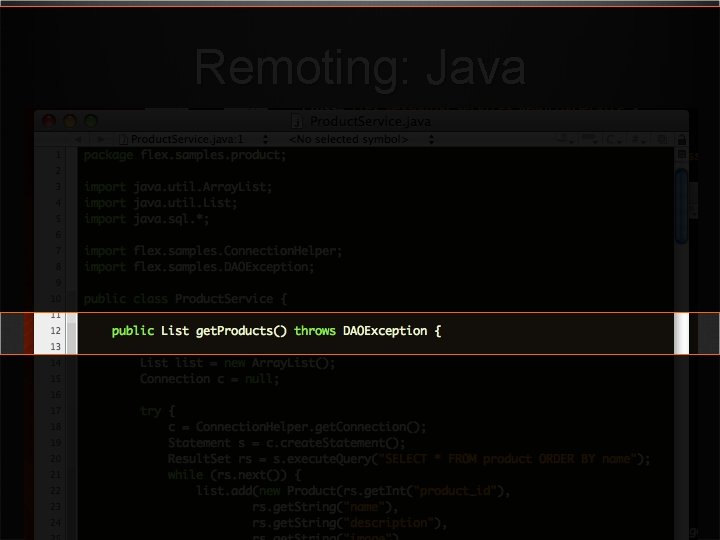 Remoting: Java 