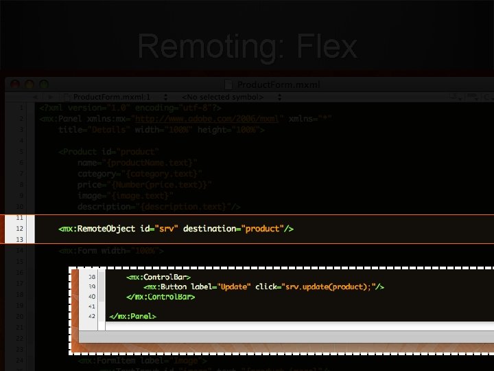 Remoting: Flex 