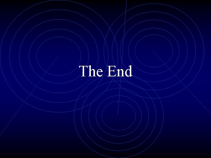 The End 