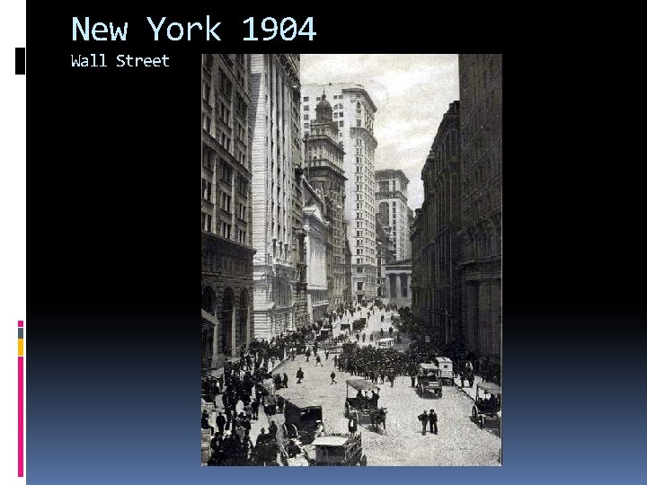 New York 1904 Wall Street 