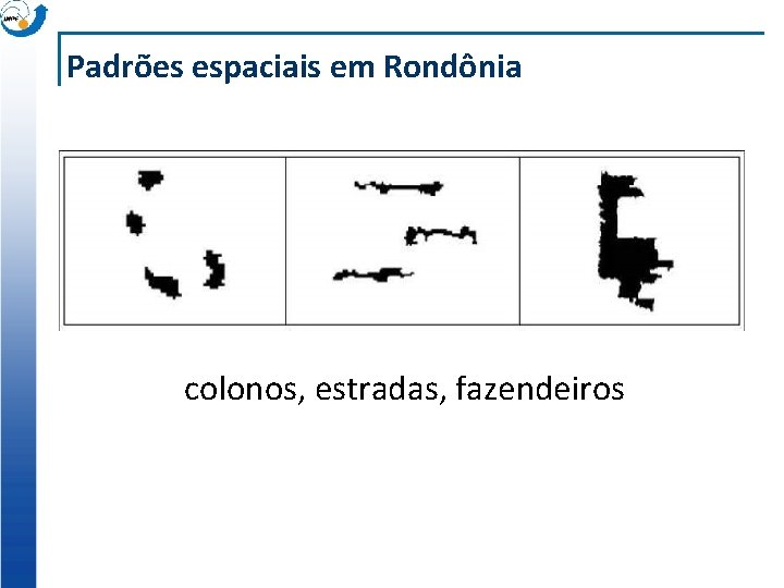Padrões espaciais em Rondônia colonos, estradas, fazendeiros 