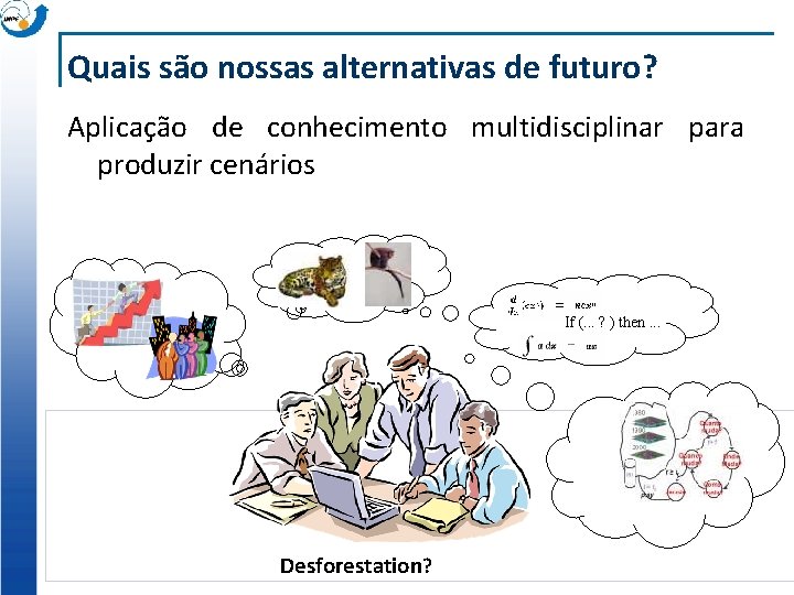Quais são nossas alternativas de futuro? Aplicação de conhecimento multidisciplinar para produzir cenários If