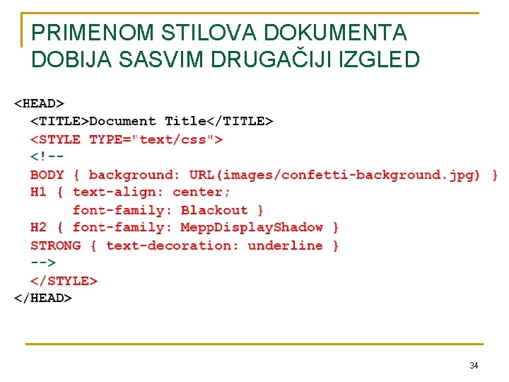 PRIMENOM STILOVA DOKUMENTA DOBIJA SASVIM DRUGAČIJI IZGLED 34 