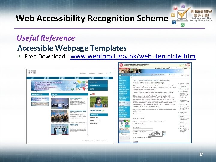 Web Accessibility Recognition Scheme Useful Reference Accessible Webpage Templates • Free Download - www.