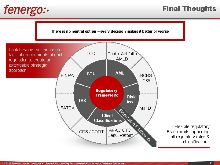 Final Thoughts There is no neutral option – every decision makes it better or