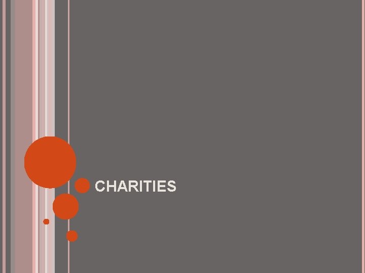 CHARITIES 