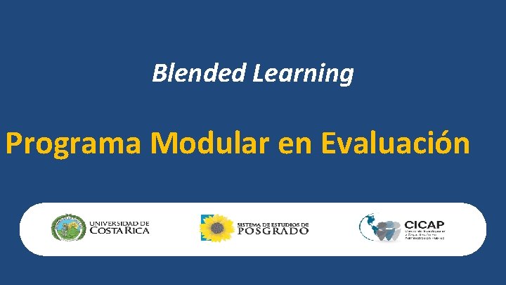 Blended Learning Programa Modular en Evaluación 