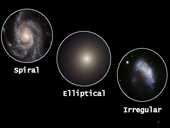 Spiral Elliptical Irregular 11 