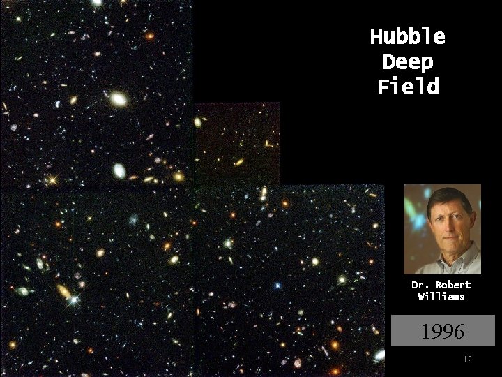 Hubble Deep Field Dr. Robert Williams 1996 12 