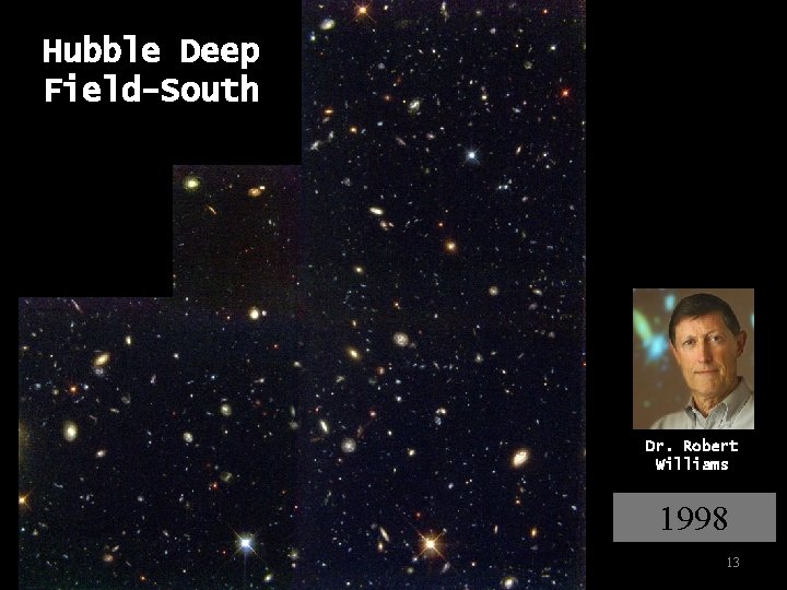 Hubble Deep Field-South Dr. Robert Williams 1998 13 