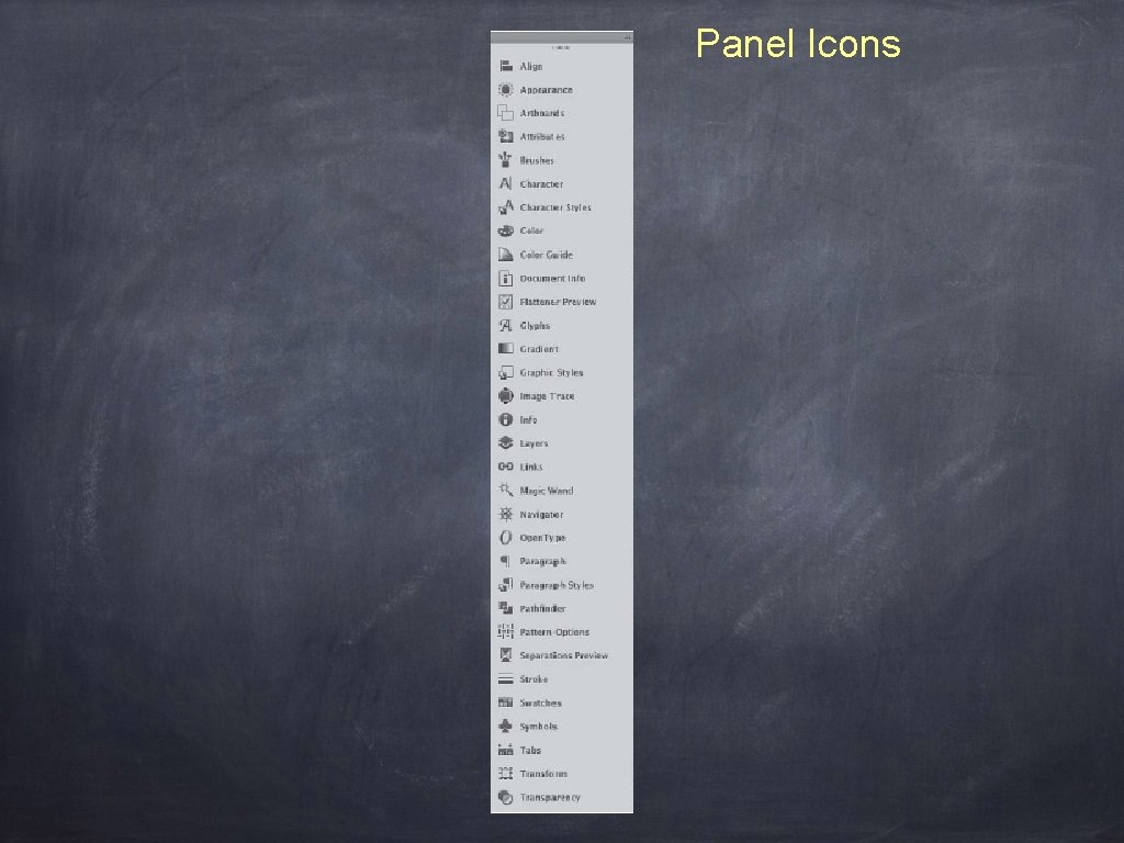 Panel Icons 
