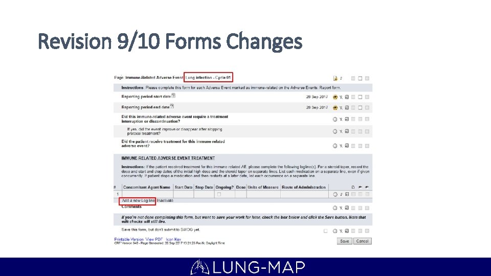 Revision 9/10 Forms Changes 