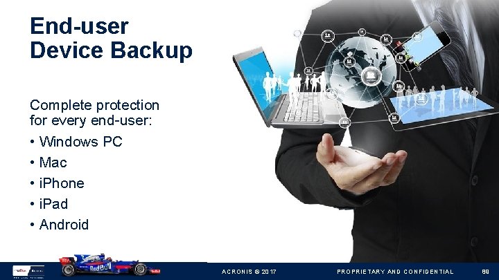 End-user Device Backup Complete protection for every end-user: • Windows PC • Mac •