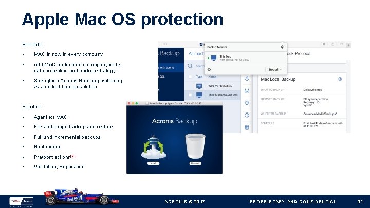 Apple Mac OS protection Benefits • MAC is now in every company • Add