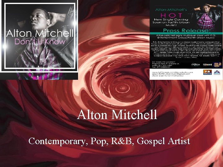 Alton Mitchell Contemporary, Pop, R&B, Gospel Artist 