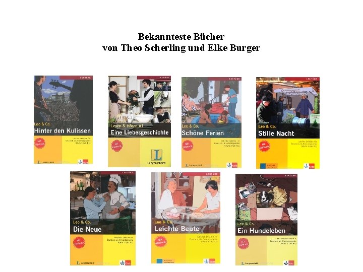 Bekannteste Bücher von Theo Scherling und Elke Burger 