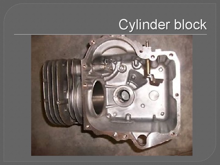 Cylinder block 