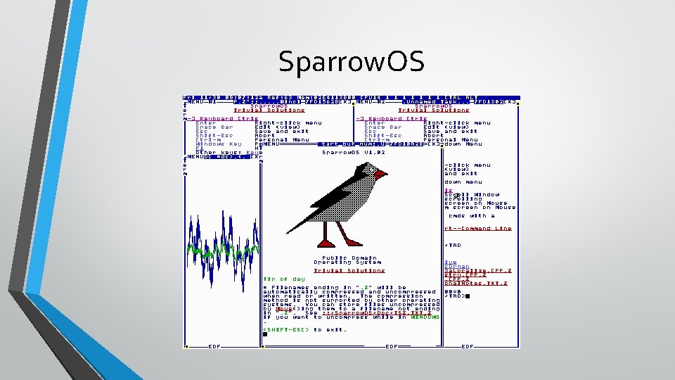 Sparrow. OS 